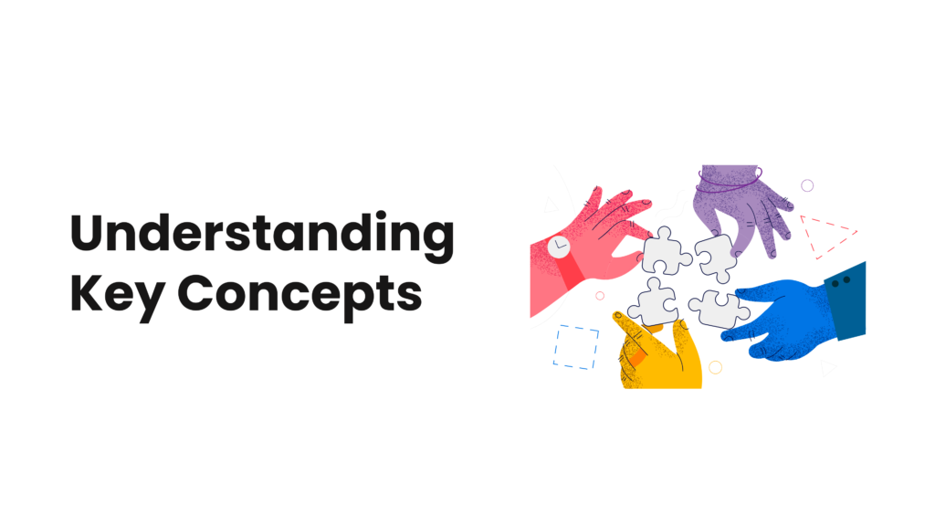 Four hands bring different pieces of a puzzle together